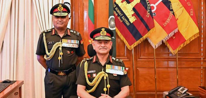 General Upendra Dwivedi New Army Chief takes charge from General Manoj Pande.